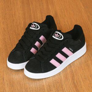 New Box!! a.d.i.d.a.s Women's Campus 00s Shoes, Black/White/Pink